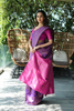 Purple Woven Banarasi Silk Saree