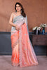 Rama Dual Sahde Embroidered Saree