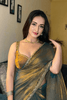Golden Jimmy Choo Silk Saree