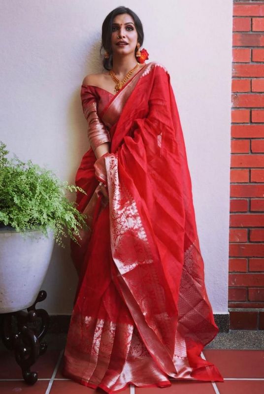 Lichi Silk Saree
