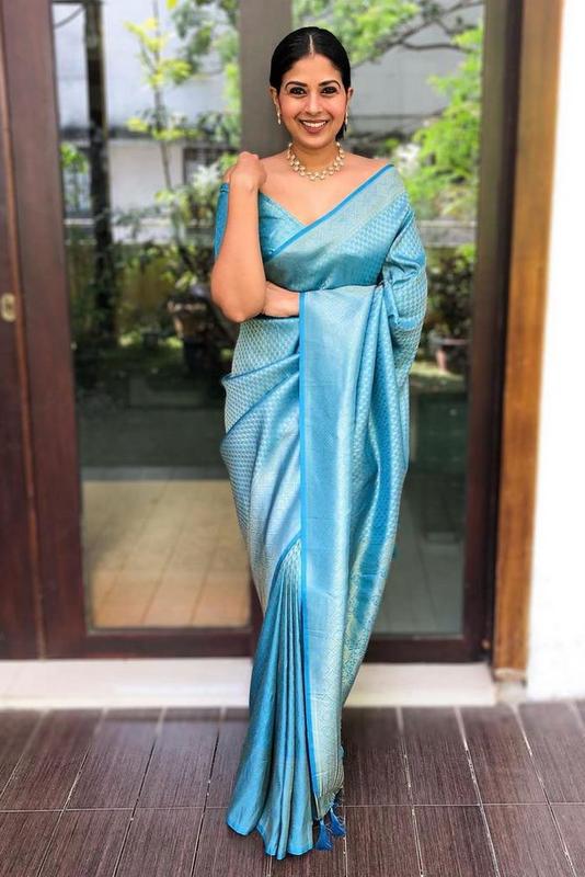 Lichi Silk Saree