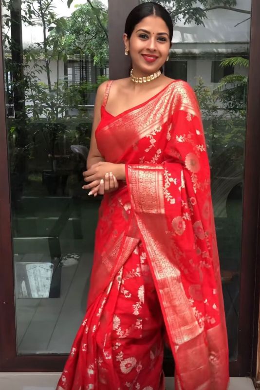 Lichi Silk Saree
