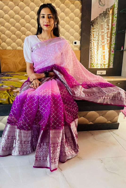 Organza Saree