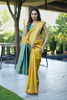 Yellow Woven Banarasi Silk Saree