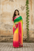 Yellow Toned Georgette Saree