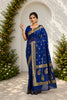 Blue Soft Cotton Silk Saree