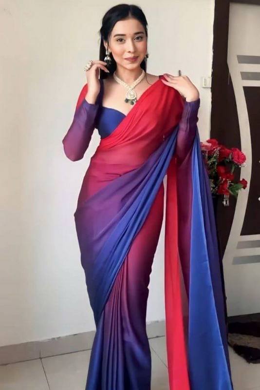 Georgette Ready To Wear saree