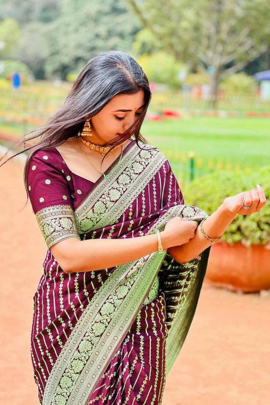 Lichi Silk Saree