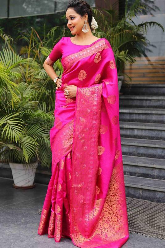 Lichi Silk Saree