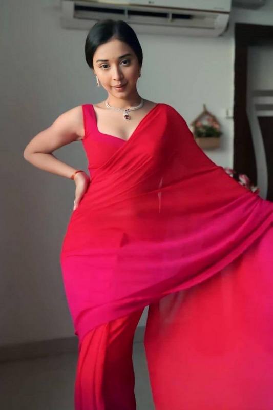 Georgette Ready To Wear saree