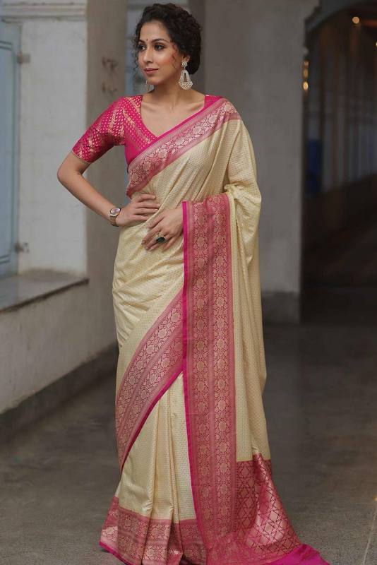 Lichi Silk Saree