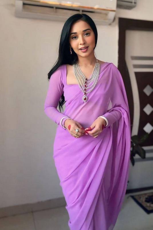 Georgette Ready To Wear saree