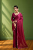 Red Embroidered Rangoli Silk Saree