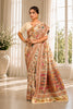 White Minakari Banarasi Saree
