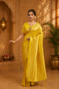 Yellow Woven Banarasi Khadi Silk Saree